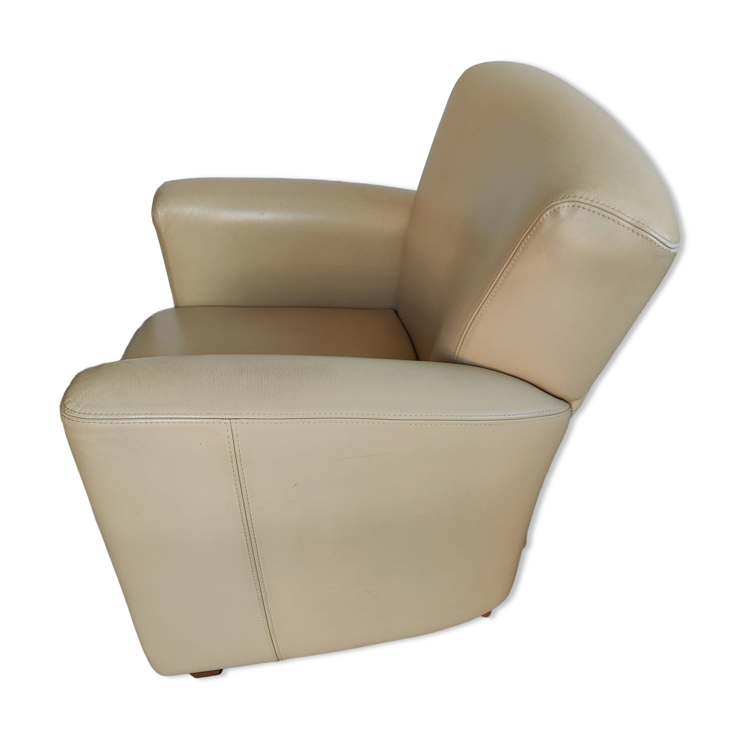 Leather armchair