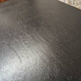 Table basse vintage 1970" bois ardoise