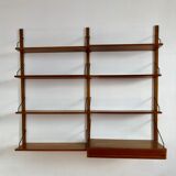 Poul Cadovius "Royal System" scandinavian teak shelving wall system