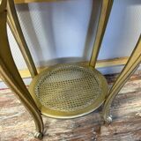 Louis XV style pedestal or pedestal in openwork gilded wood