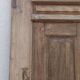 Large old double wooden door