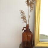 Orange glass canister