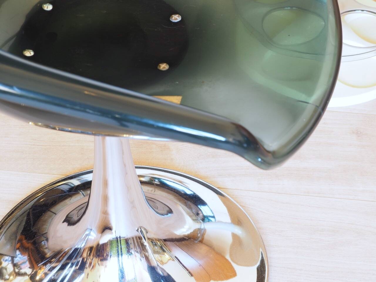 Pair of roche bobois swivel chairs