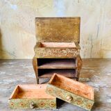 Venetian-style jewelry chest, Florentine wooden