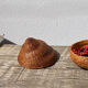 Jewelry box rattan snail vintage wicker woven old panière