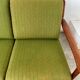 Living room set sofa armchair coffee table Scandinavian design 60s Swedish vintage teak