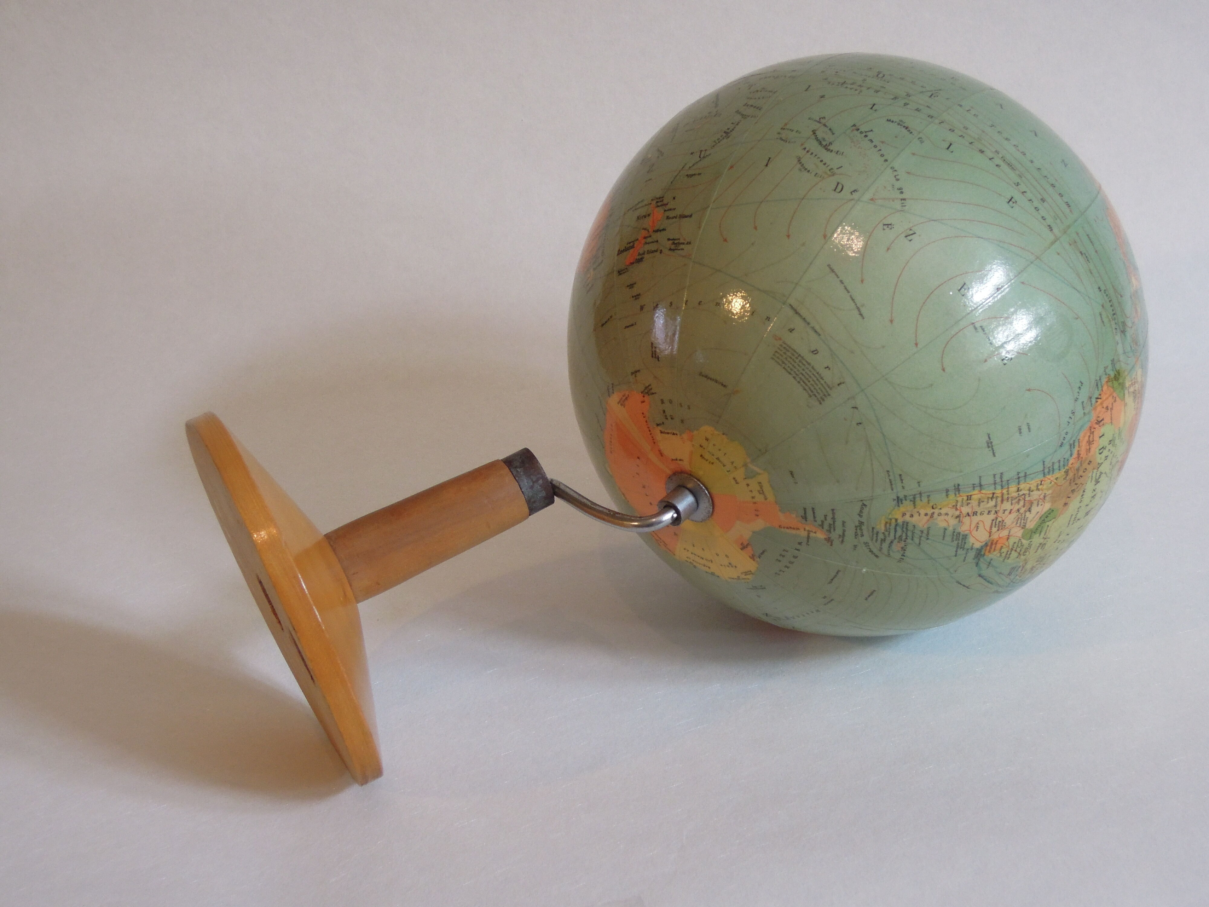 Dutch vintage earth globe