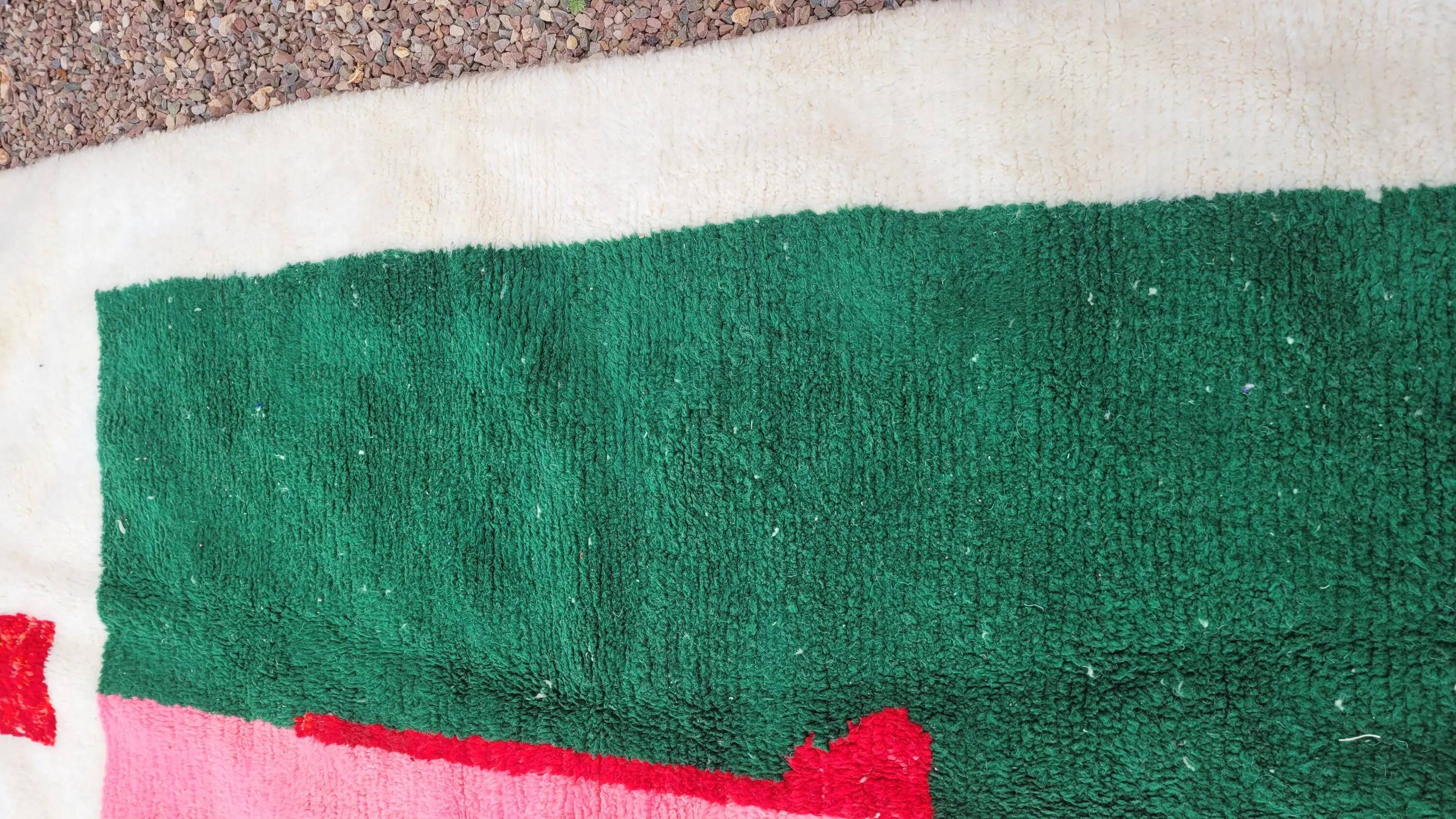 Traditional handmade Moroccan rug 3x2 m