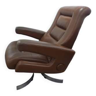 fauteuil cuir année 60