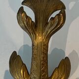 Pair of bronze wall sconces with dolphins by Maison Jansen