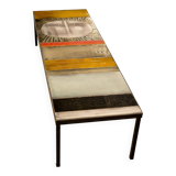 Rectangular coffee table model Soleil by Roger Capron