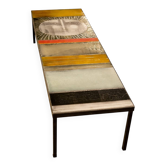 Rectangular coffee table model Soleil by Roger Capron