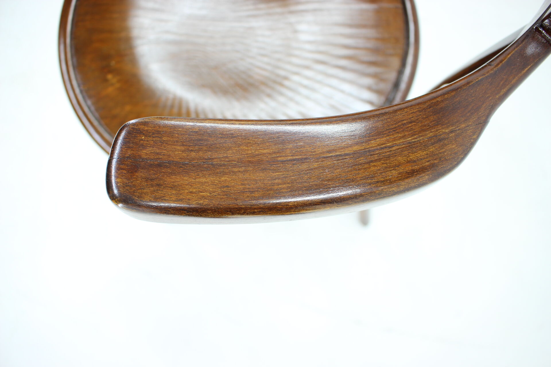 1910s office armchair J&J Kohn Nr.704 and side table,Czechoslovakia