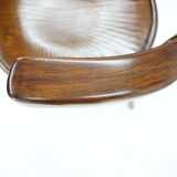 1910s office armchair J&J Kohn Nr.704 and side table,Czechoslovakia