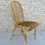 Rattan chair from the 60s-70s