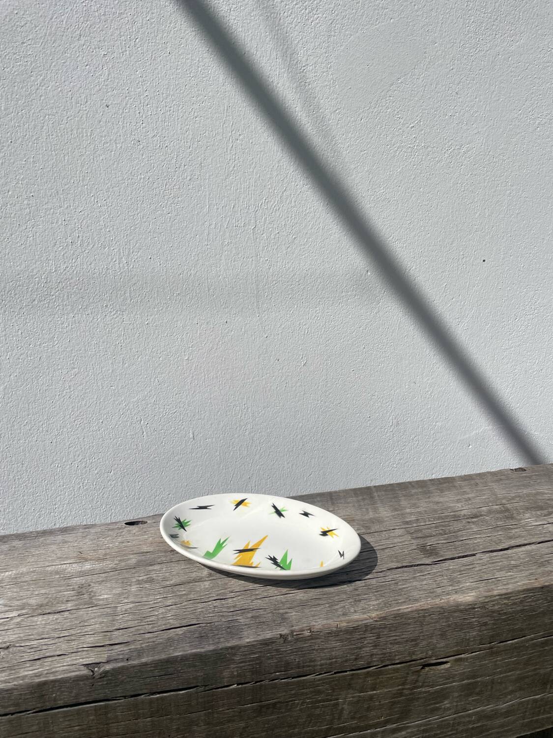 Oval bowl 1970 Digoin éclair