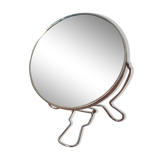 Vintage round barber mirror