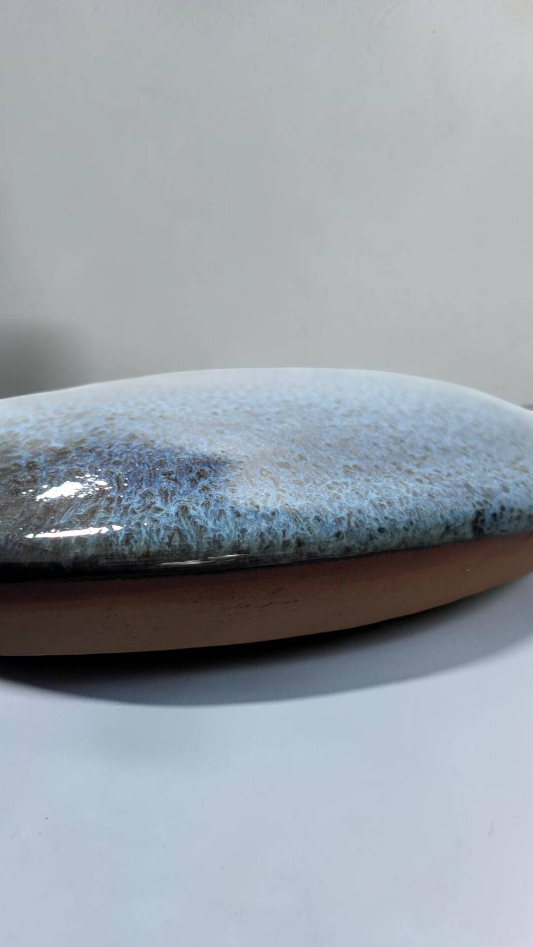 Wall vase in ceramic signed Liévois – piece of French craftsmanship