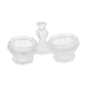 Vintage pressed glass salt shaker