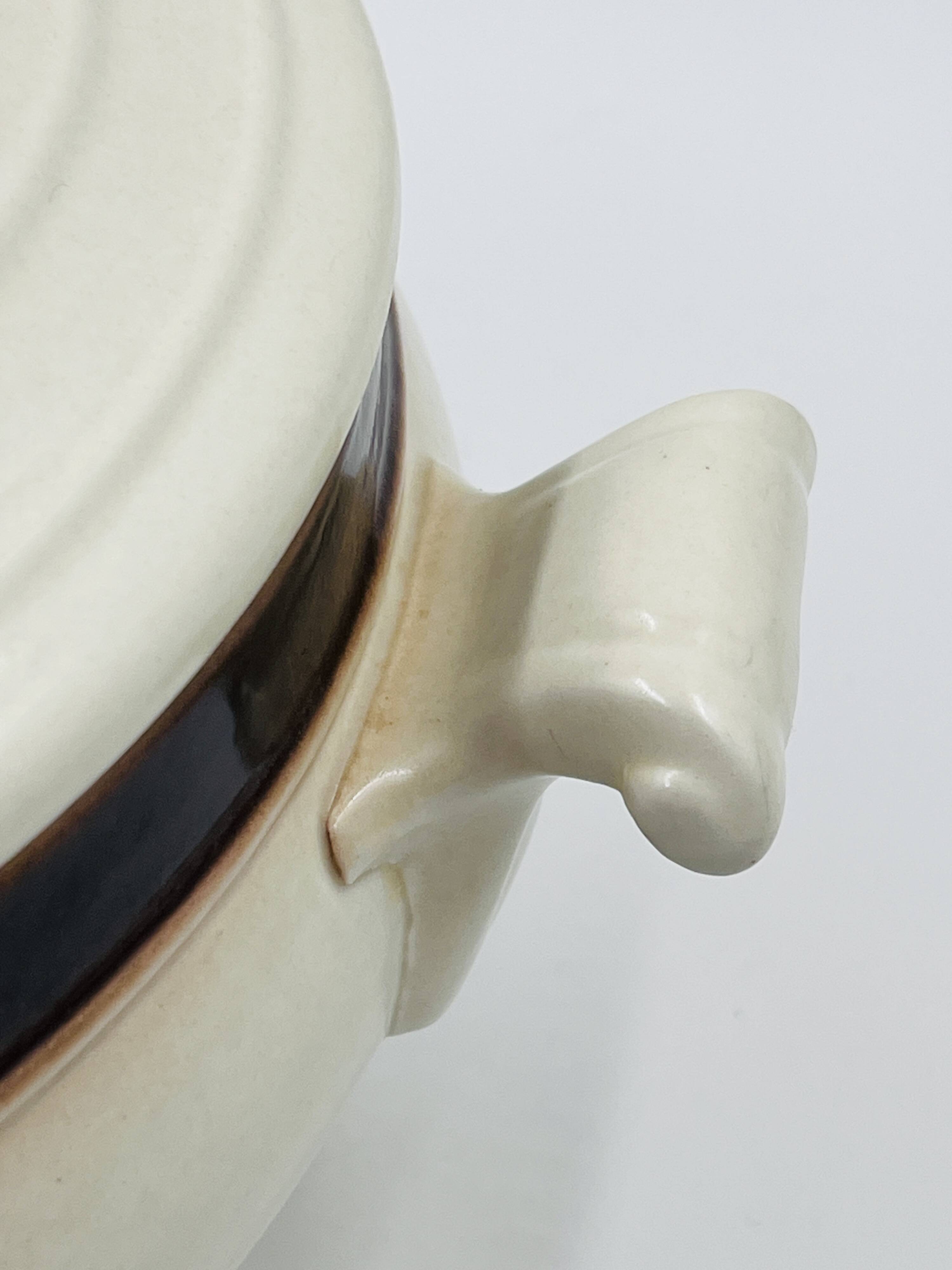 Sierra soup tureen Boch La Louvière with ladle