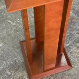 Furniture table light varnished wood modern style