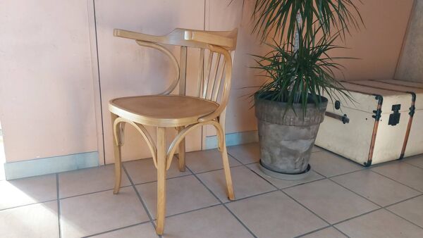 Fauteuil bistrot ou de bureau Baumann en bois
