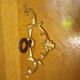 Vintage wardrobe (year 60) compass feet