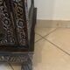 Thai trapezoidal display cabinet in carved solid wood