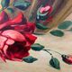 Ancienne peinture de roses
