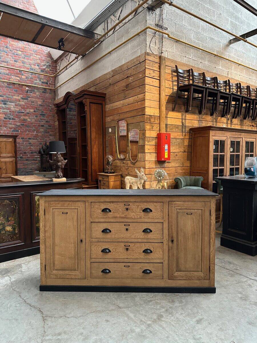 Workshop furniture from the early 20th century.