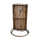 Wicker lamp rattan bamboo in the taste of louis sognot 1950 a 70