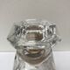 Perfume bottle crystal XIXth with cap facets