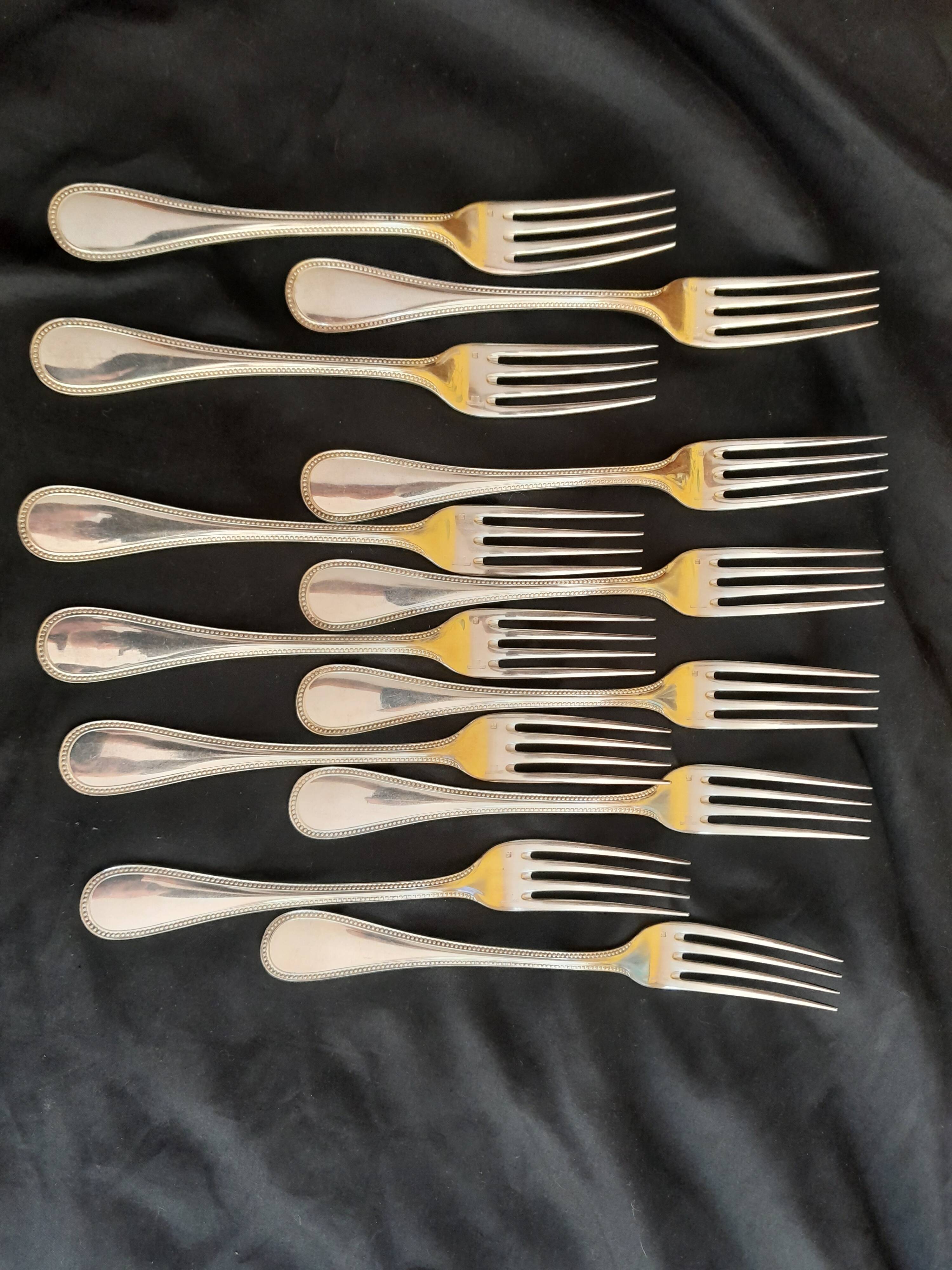 menagere christofle 103 pieces model perle