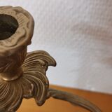 Ancien chandelier en laiton massif