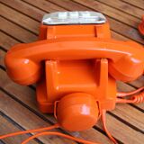 Socotel S63 orange/beige 70's phone