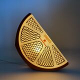 Orange quarter table lamp Seletti and Sanpellegrino