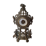 Bronze clock west Germany Maty quartz
