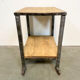 Industrial table on wheels, 1960s