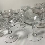 Antique champagne glasses