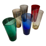 Product Pop up Christmas 22 set 6 glasses multicolored cups