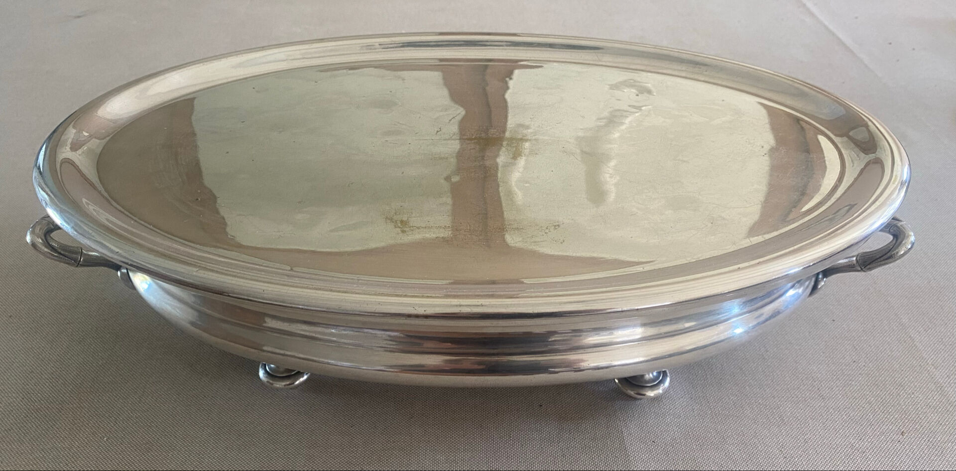 Chauffe plat Christophle en métal argenté