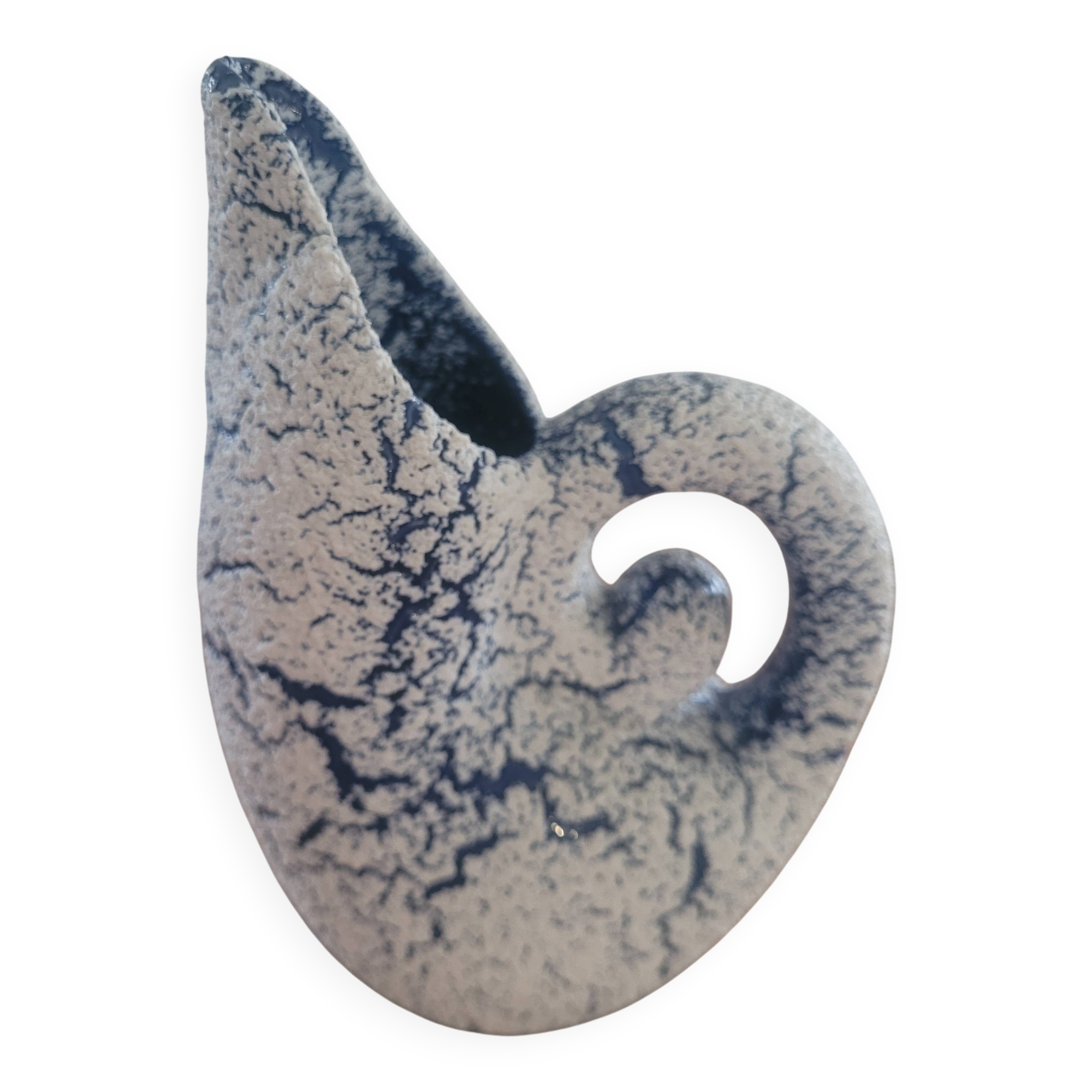 Rare ceramic pitcher - Jasba Keramik Cortina vintage Germany 1950 foam