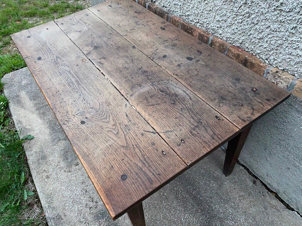 Farm table with 1 drawer
