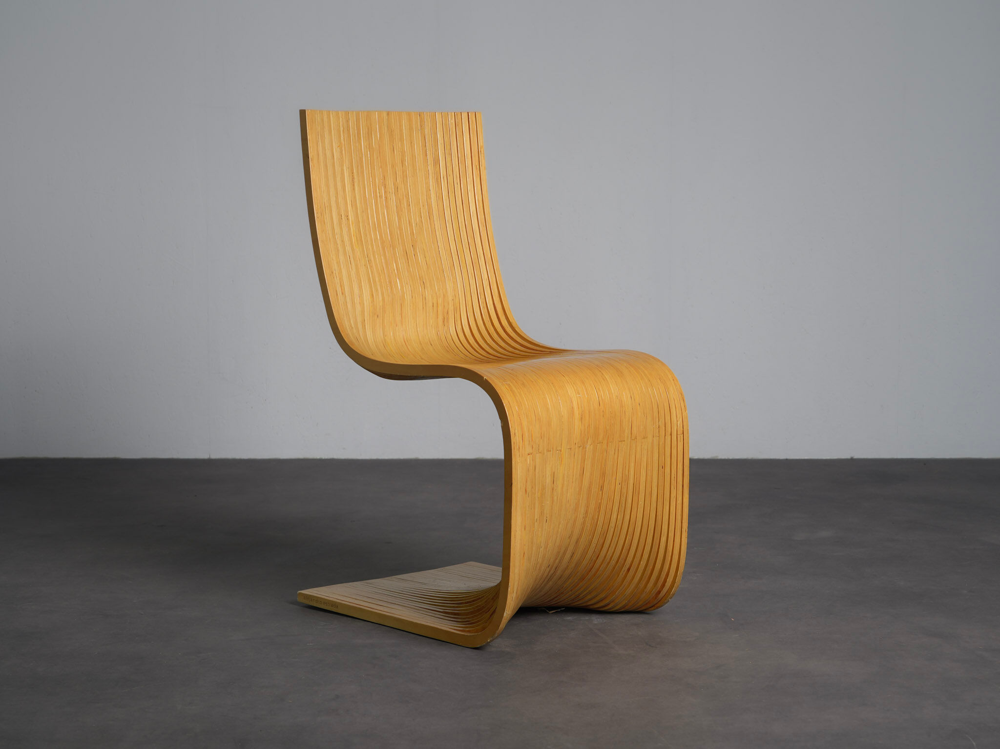 Pair of Contour Chairs by Alejandro Estrada for Piegatto, Guatemala, 2006
