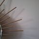 Vintage sunburst mirror