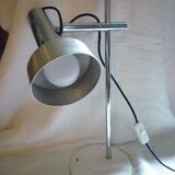Desk lamp from the 1970s stainless steel and brushed aluminum