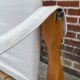 Vintage safari chair 1960s Denmark with canvas minimalist design