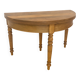 Half-moon console table convertible into a round table - 19th century