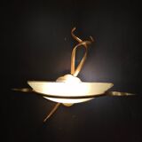 Pair of 70s wall lamps by malka