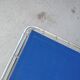 Camp bed - folding sunbed aluminum and vintage cotton